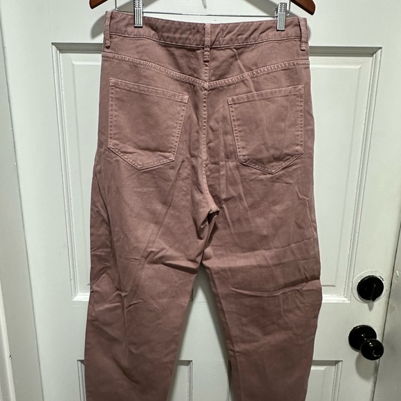 Free People Free Laredo Pleated Pant High Rise Cropped Twill Retro Sz 31 NWOT - Picture 5 of 6
